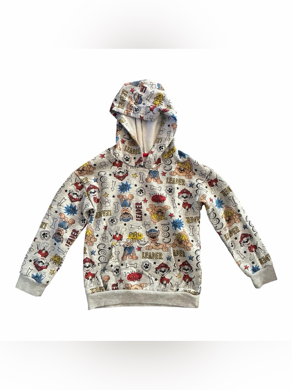Nickelodeon Paw Patrol Kids Hoodie Sweatshirt - White Multi Print